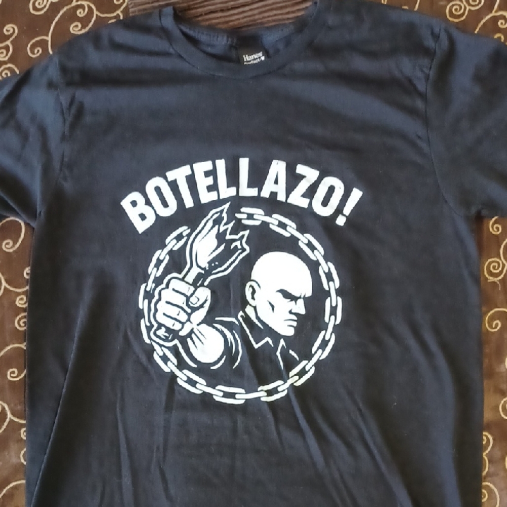 Skinhead Black Graphic T-Shirt with Band Logo